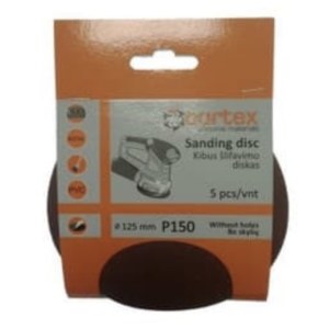Hiomapaperi Cortex 18160; 125 mm; P150; 5 kpl.