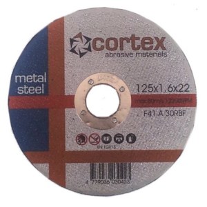 Hiova katkaisulaikka Cortex 18204; 125x1,6x22,2 mm