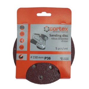 Hiomapaperi Cortex 28166; 150 mm; P36; 5 kpl.