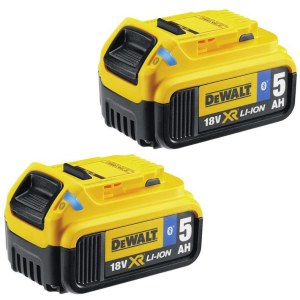 Akku DeWalt DCB284B-XJ; 18 V; 5,0 Ah; Li-ion; 2 kpl.