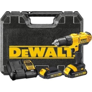 Pora/ruuvinväännin DeWalt DCD771C2; 18 V; 2x1,3 Ah akku