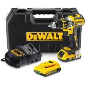Pora/ruuvinväännin DeWalt DCD790D2-QW; 18 V; 2x2,0 Ah akku
