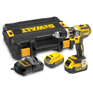 Iskupora / ruuvinväännin DeWalt DCD795M2; 18 V; 2x4,0 Ah akku
