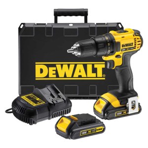 Pora/ruuvinväännin DeWalt DCD990P2-QW; 18 V; 2x5,0 Ah akku