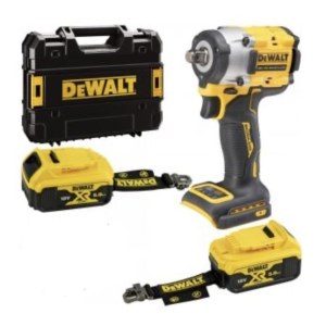 Iskumutterinväännin DeWalt DCF921P2LRT-XJ; 18 V; 2x5,0 Ah akku