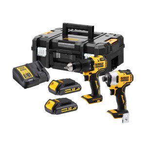 Työkalusarja  DeWalt DCK2062S2T-QW(DCD709 + DCF809); 18 V; 2x1,5 Ah akku