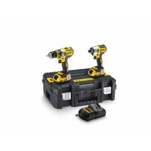 Työkalusarja DeWalt DCK258D2T-QW (DCD790 + DCF886) 18 V; 2x2,0 Ah akku