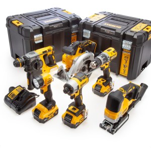 Työkalusarja DeWalt DCK690P3T-QW (DCD796+DCF887+DCS565+DCS334+DCH273+DCL040); 18V; 3x5,0 Ah akku