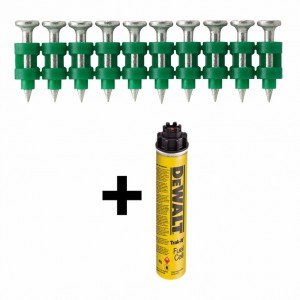 Lankanaulat DeWalt DDF6110030; 2,6x30 mm; 700 kpl. + kaasusylinteri