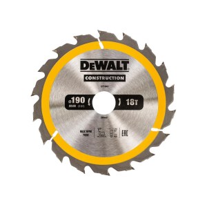 Katkaisuterä puulle DeWalt; Ø190 mm