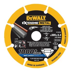 Katkaisulaikka metalli DeWalt; 305x3,3x25,4 mm