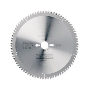Katkaisuterä puulle DeWalt; 260x2,6x30,0 mm; Z80; -5°