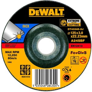 Hiova katkaisulaikka DeWalt DT43345-XJ; 125x3 mm
