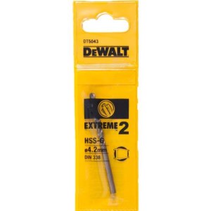 Metalliporanterä DeWalt HSS-Co, DIN 338; 4,2x75 mm