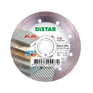Timanttikatkaisulaikka DISTAR 11115427010; 125x22,23x1,2 mm