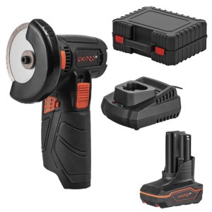 Kulmahiomakone Dnipro-M CG-12BC-140 ULTRA; 12 V; 1x4,0 Ah akku