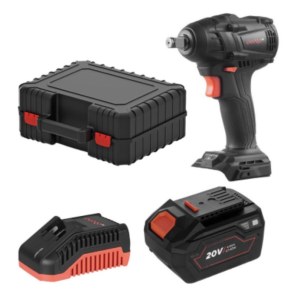 Iskumutterinväännin Dnipro-M DTW-200BC-160S; 20 V; 1x6,0 Ah akku