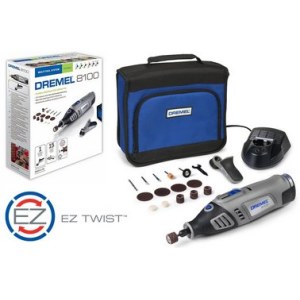 Akkumonitoimityökalu Dremel 8100 Li-Ion 7,2 V +15 lisävarustetta