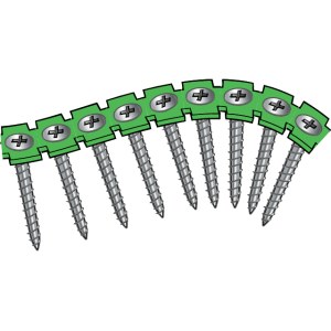 Kipsilevyruuvit nauhassa teräsprofiileille, fosfatoidut Essve 521350; 3,5x50 mm; 1000 kpl.