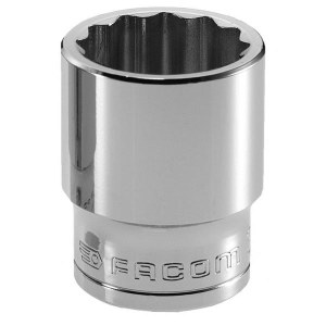 Kuusiohylsy Facom S.12; 1/2''; 12x36 mm