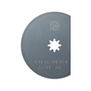 Puolipyöreä segmenttisahanterä Fein HSS; 80 mm; 2 kpl.