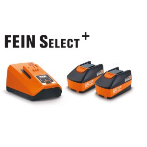 Tarvikesarja FEIN; 18 V; 2x6,0 Ah akku + laturi