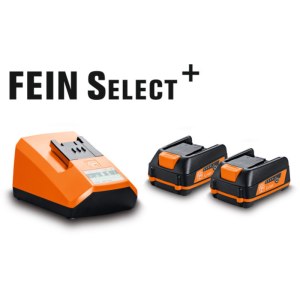 Tarvikesarja Fein; 12 V; 2x3,0 Ah akku + laturi AGL 50