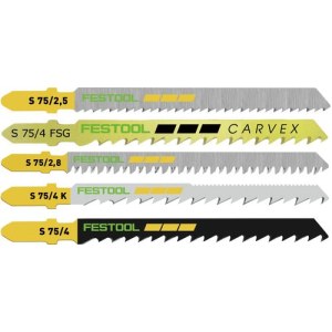 Pistosahanterä Festool; 75 mm; 25 kpl.