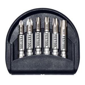 Minikoon mac-tarvikesarjat Festool CENTRO Bit-Set 1; 6 kpl.