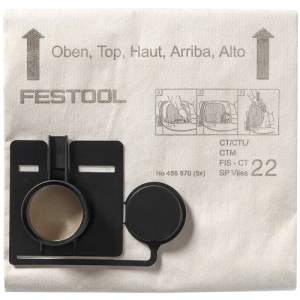 Tekstiiliset pölypussit imurille Festool FIS-CT 44 SP VLIES/5