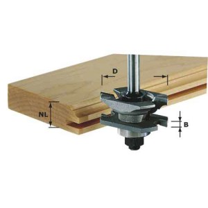 Profiiliponttiurajyrsin Festoollinė 8/22/20 mm