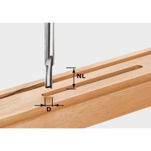 Kovametallinen urajyrsin Festool 6/45 mm