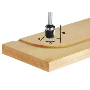 Kourujyrsin Festool 6,4/16/53 mm laakereilla