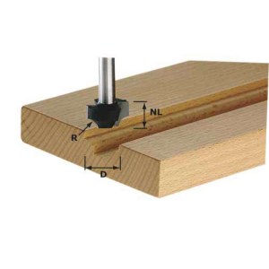 Neljännespyöröjyrsin Festool 6/13/45 mm