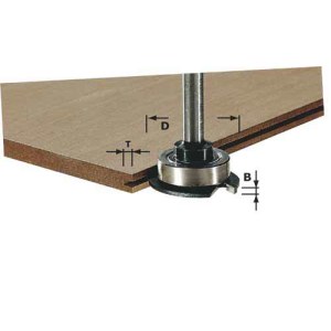 Tasausjyrsimet Festool; 40 mm; 2,8 mm