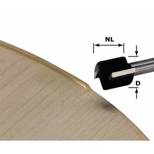 Kääntöterä tasoitusjyrsimineen Festool 12/43 mm