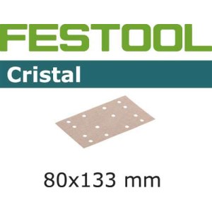 Hiomapaperi tasohiomakoneeseen Cristal; 80x133 mm; P100; 100 kpl.