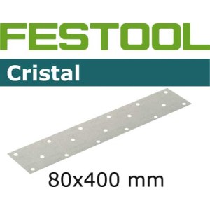 Hiomapaperi tasohiomakoneeseen Cristal; 80x400 mm; P80; 50 kpl.