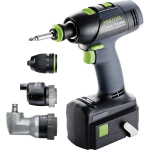 Porakoneille Festool T 18+3 Li 4,2 Set; 18 V; 2x4,2 Ah akku