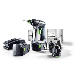 Pora/ruuvinväännin Festool C 18 Li 5,2-Set; 18 V; 2x5,2 Ah akku