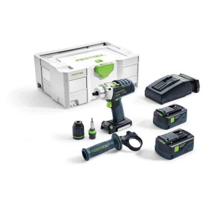 Iskupora / ruuvinväännin Festool PDC 18/4 Li 5,2-Plus; 18 V; 2x5,2 Ah akku