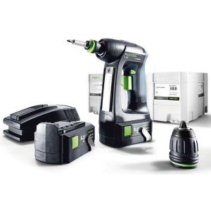 Pora/ruuvinväännin Festool C 18 Li 5,2-Plus; 18 V; 2x5,2 Ah akku