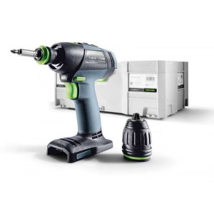 Pora/ruuvinväännin Festool T 18+3 Li-Basic; 18 V (ilman akkua ja laturia)