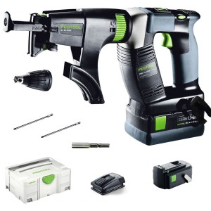 Nauharuuvinväännin Festool DWC 18-4500 Li 3,1-Compact; 18 V; 2x3,1 Ah akku