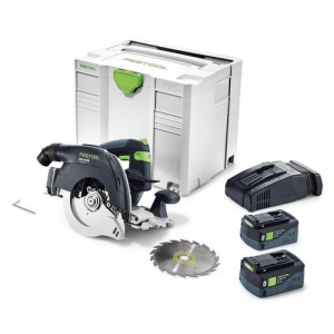 Akkupyörösaha Festool HKC 55 Li EBI-Plus-SCA; 18 V; 2x5,2 Ah akku