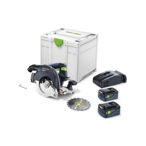 Akkupyörösaha Festool HKC 55 5,2 EBI-Plus-SCA; 18 V; 2x5,2 Ah akku