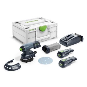 Epäkeskohiomakone Festool ETSC 125 3,1 I-Plus; 18 V; 2x3,1 Ah akku