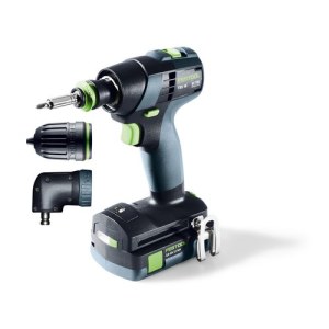 Pora/ruuvinväännin Festool TXS 18 C 3,0-Set 18 V; 2x3,0 Ah akku