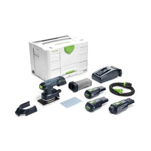 Tasohiomakone Festool Rutscher RTSC 400 3,0 I-Set;  18 V; 2x3,0 Ah akku