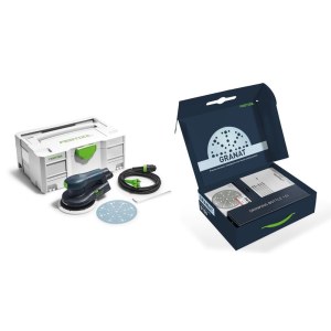 Epäkeskohiomakone Festool ETS EC 150/5 GR-Set P; 400 W + Lahjaksi: Granat Starter-Set